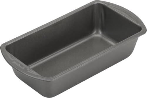 GoodCook Nonstick Loaf Pan Heavy-Duty Steel Bakeware with Easy-Clean Non-Stick Coating,Oven&Dishwasher Safe Pan for Meatloaf Breads Cakes Brownies Lasagnas Casseroles&More,8 x 4-Inch,Gray (Pack of 12)
