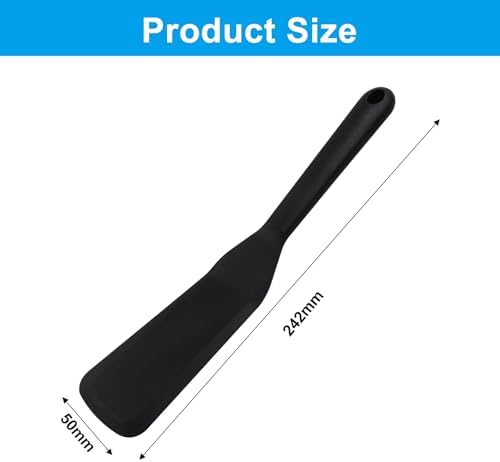 Thin Omelet Turner, 1 Pack, Black