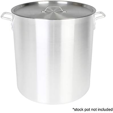 Thunder Group Stock Pot Lid, 100 Quart, Silver