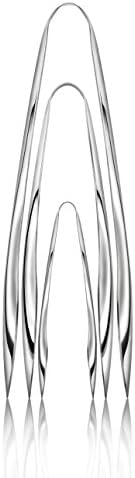 Artaste 43167 Rain 18/10 Stainless Steel Utility Tongs, Set of 3