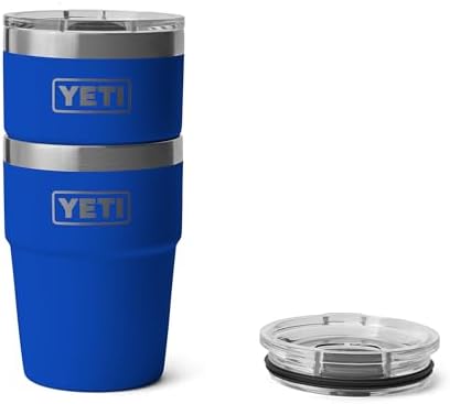 YETI Rambler 16 oz Stackable Tumbler, Vacuum Insulated, Stainless Steel with MagSlider Lid