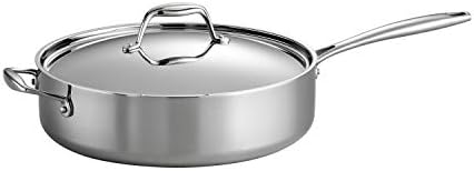 Tramontina Signature Tri-Ply Clad Stainless Steel 6-Quart Saute Pan