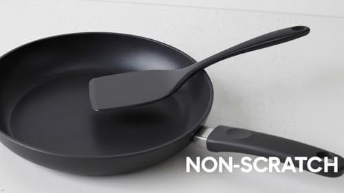 Reston Lloyd Spatula, Turner for Non-stick pans, Heat Resistant, Flipper, BPA Free Melamine Utensil with Ergonomic Handle by 11 inch, White