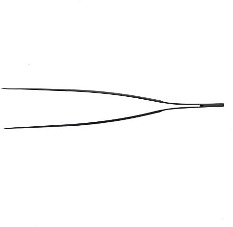 Mercer Culinary 18-8 Stainless Steel Precision Plus Chef Plating Tong, Fine Point, 6-1/8 Inch, Matte Black