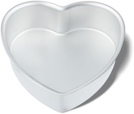 10 Inch Heart Shaped Cake Pan,Deep 3 Inch, Aluminum Heart Cake Tin, Heat-Resistant Baking Cake Pan for Wedding, Party, Family Occasions, Chocolate, Bread. (10 × 3 Inch)