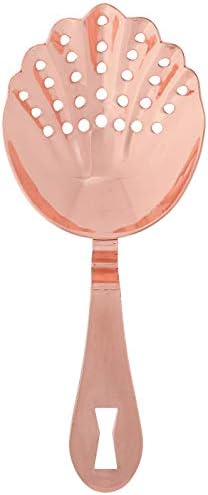 Barfly Scalloped Julep Strainer, Copper