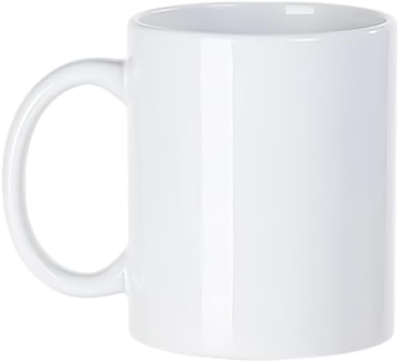 1Pcs 11oz Sublimation Mug, Ceramic Coffee Cup