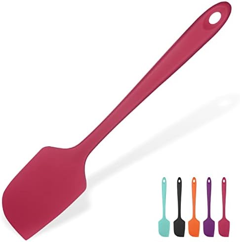 U-Taste 14in Extra Large Silicone Spatula, 600°F Heat Proof Scraper, Red