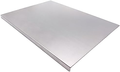 BILLAMB Stainless Steel Cutting Boards for The Kitchen, Suitable for Meat, Fruits, Vegetables, Bread, and Baking Large-sized Cutting Boards (50 x 40cm/19.7 x 15.7 in)