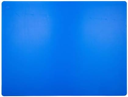 Thirteen Chefs Extra Large 24 x 18 Blue Cutting Board - 1/2" Thick HDPE Plastic for Fish and Seafood, Restaurant Quality Poly, NSF for Commercial Kitchens