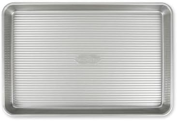 USA Pan Bakeware Nonstick Jelly Roll Baking Sheet Pan, Aluminized Steel