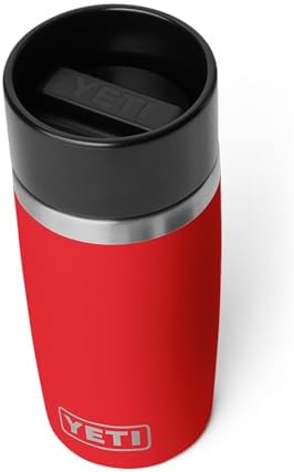 YETI Rambler 12 oz Travel Bottle, Stainless Steel, Vacuum Insulated with Leakproof Commuter Cap, Rescue Red