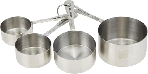 Cuisinart CTG-00-SMC Stainless Steel Measuring Cups, Set of 4