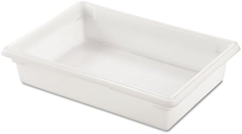 Rubbermaid Commercial Products Food Storage Box, 8.5 Gallon Capacity, White, for Restaurant/Kitchen/Cafeteria
