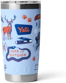 YETI Rambler 20 oz Stainless Steel Vacuum Insulated Tumbler w/MagSlider Lid
