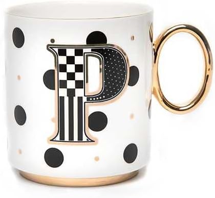 MACKENZIE-CHILDS My Mug, Decorative Ceramic Coffee Mug with Handle, P