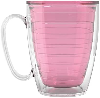Tervis Clear & Colorful Tabletop - Bayou View Collection Made in USA Double Walled Insulated Tumbler Travel Cup Keeps Drinks Cold & Hot, 16oz Mug - 4pk, Assorted Pastels
