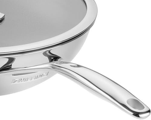 ZWILLING Peak 12-inch Stainless Steel Ceramic Nonstick Dual Performance Wok with Lid