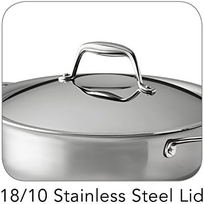 Tramontina Signature Tri-Ply Clad Stainless Steel 4-Quart Universal Pan