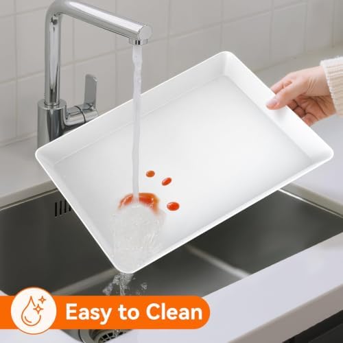 6-Pack Serving Tray in 3 Sizes, Serving Platter, Trays for Serving Food