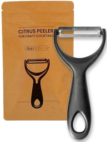 A Bar Above Citrus Peeler, Stainless Steel Fruit Peeler, Silver Finish