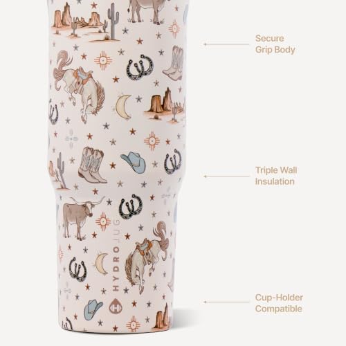 HydroJug Sport 40 oz Insulated Stainless Steel Water Bottle, Mesa