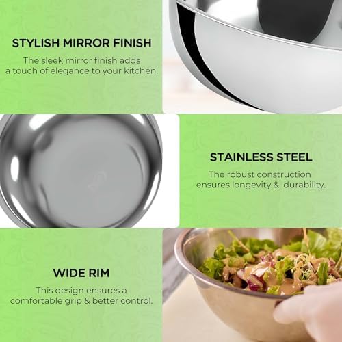 OCS Parts 0.75 Quart Stainless Steel Mixing Bowl | 7-Inch