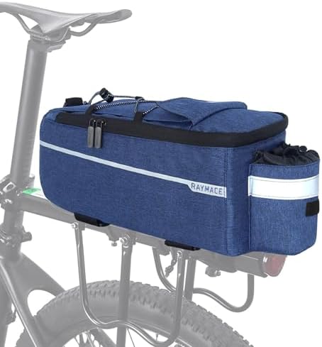 RAYMACE Bike Rear Rack Bag, Bike Trunk Cooler Bag
