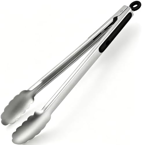 Grill Tongs, 17 Inch Extra Long BBQ tongs - Heavy Duty Kitchen Tong