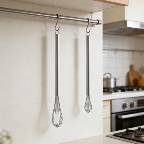 NileHome Mini Whisks Stainless Steel Whisk Set 9" 11"-Kitchen Small Wisk