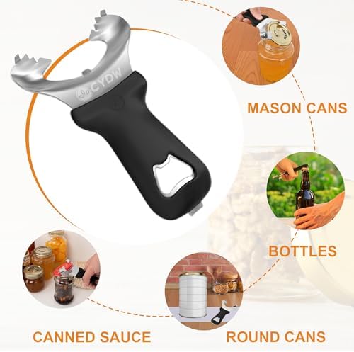 CYDW Mason Jar Opener Tool with Soft Touch Handle, for Canning Supplies