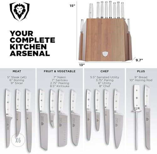Dalstrong 18-Pc Colossal Knife Block Set - German High-Carbon Steel