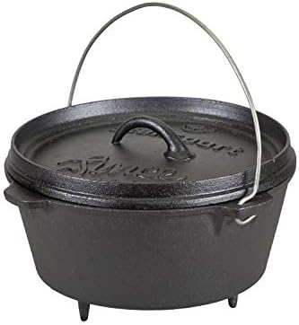 Stansport Pre-Seasoned Cast Iron Dutch Oven