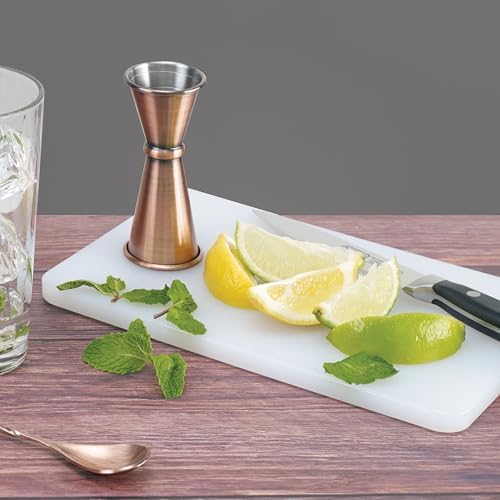Winco 6" x 10" White Heavy-Duty Plastic Cutting Board (Set of 20)