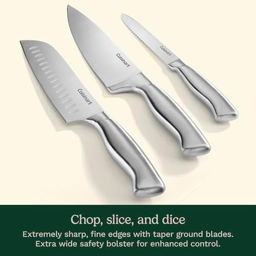 Cuisinart 15-Piece Stainless Steel Hollow Handle Block Set, C77SS-15PK (Pack of 2)
