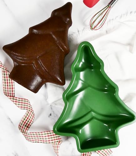 USA Pan Global Green Christmas Tree Cake Pan