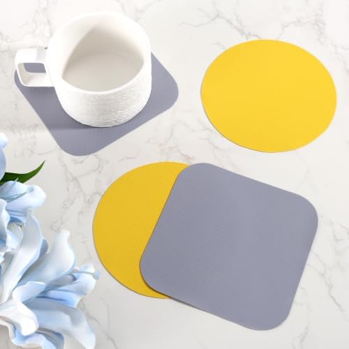 LUTER 4pcs Jar Opener Gripper Pad for Seniors with Weak Hands, Rubber