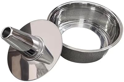 Fox Run Angel Food Cake Pan, Stainless Steel, Removable Bottom, 10" x 5"