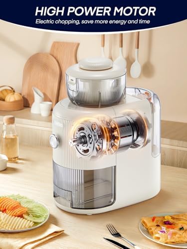 FOHERE Electric Cheese Grater, 6 in 1 Slicer Shredder for Kitchen