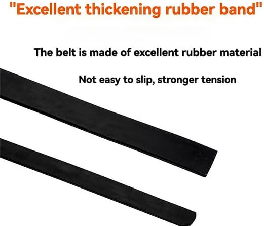 2-Pack Adjustable Rubber Strap Wrench Set – 25.20" & 20.48" Heavy-Duty Strap Wrench for Oil Filter, Jar Opener, Water Filter, Plumbing, Sink, Faucet – Non-Slip Multipurpose Wrench Tool (Blue)