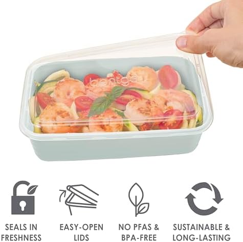 Bentgo Prep Meal Prep Kit, 1, 2 & 3-Compartment Containers, 60 Piece Set