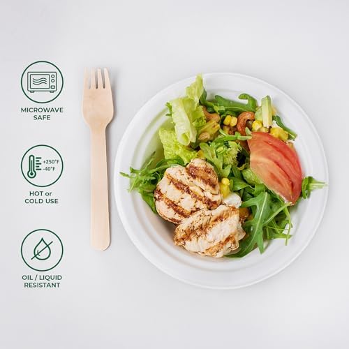 Freshware Paper Bowls - Disposable 12 oz. Soup Bowl, 1000-Pack Biodegradable Sugarcane Fiber Serving Bowls - Heavy Duty Bagasse for Hot Food Plates - Microwave & Freezer Safe, Stackable Dinnerware