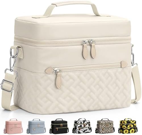 Capolo Lunch Bag for Women Men Insulated Lunch Tote Leakproof Lunchbox Bags