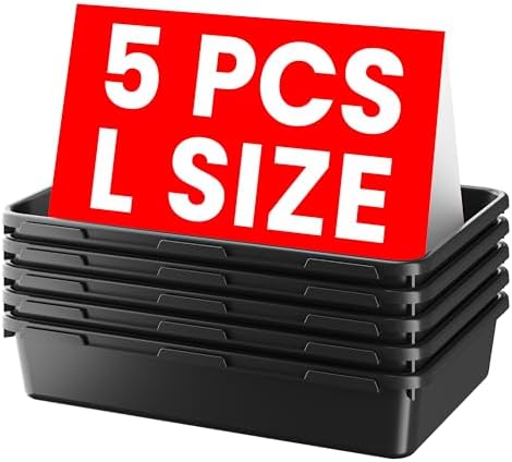 A-LUGEI 【🅻 𝟱𝗽𝗰𝘀】 Tool Box Organizer Garage Organization and Storage
