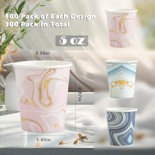 BYSNOW 800 Pack 5 ozPaper Cups, Small Disposable Bathroom Cups