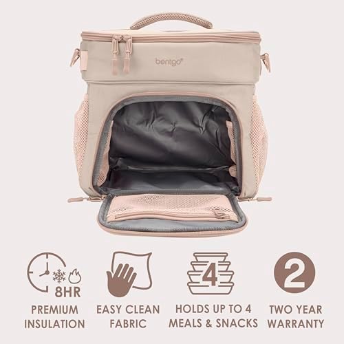 Bentgo Prep Deluxe Insulated Meal Prep Lunch Bag for Adults, Holds 5 Meals