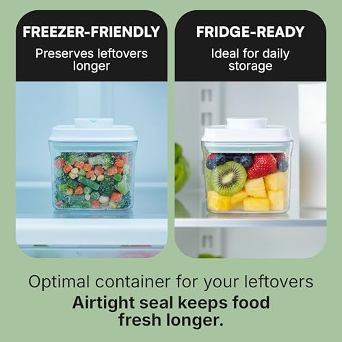 Bop Top Airtight Food Storage Containers | Pop-Top Lid | 3.5 Cups / 28 Oz