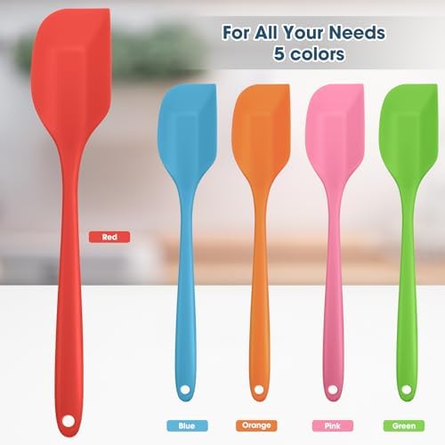 Irenare 65 Pcs Mini Silicone Spatulas Bulk, 8.3 Inch, Lovely