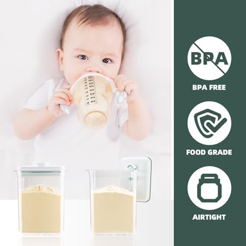 Formula Container for Home, 2300ml Airtight Milk Powder Canister