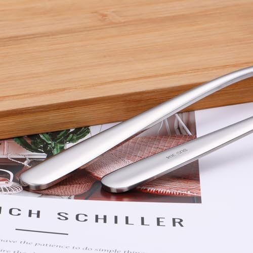 2 oz. Soup Ladles SUS304 Stainless Steel Gravy Ladle for Serving,9.5 Inch Sauce Ladel Spoon(Silver)(Set of 2)
